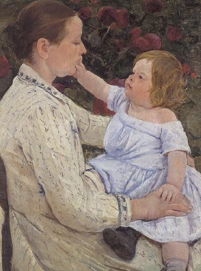 The Child's Caress, Mary Cassatt